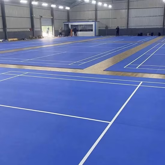 5,5 мм/7,8 мм, 1,8 х 15 м, безопасный и удобный портативный пол для бадминтона для спортивных игр