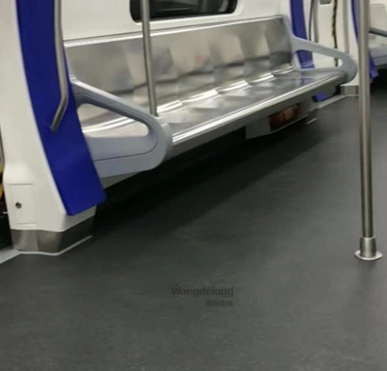 Безопасное противоскользящее напольное покрытие из ПВХ Emery R10 в рулонах для кухни, автобуса, корабля, станции метро